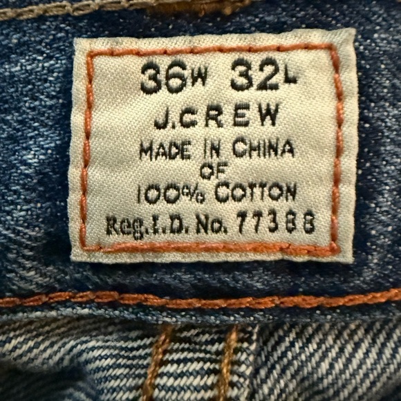 J.Crew Vintage Bootcut Jeans 36x32 Men’s Blue Denim 100% Cotton - Picture 2 of 11